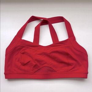 Red Women's Sports Bra 8